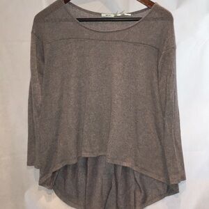 Kimchi Blue Hi-Lo Gray Sweater | Size XS